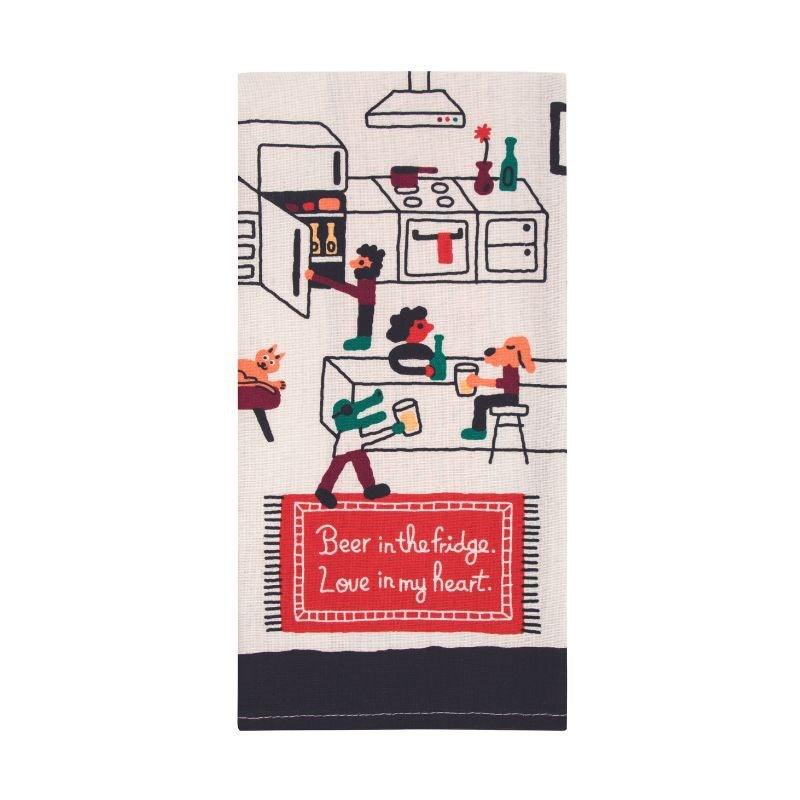 Tea Towel - Beer in the Fridge