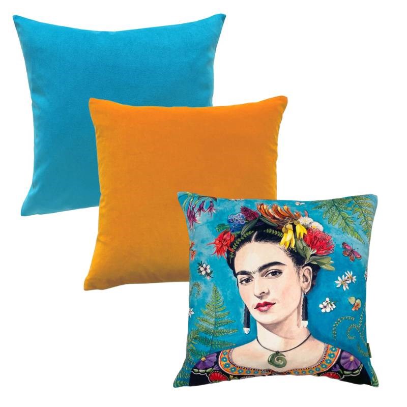 Frida Aotearoa Velvet 3 Cushion Bundle