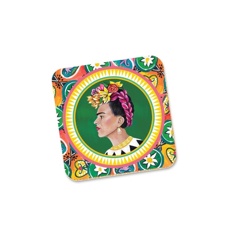 Frida in Green Coaster