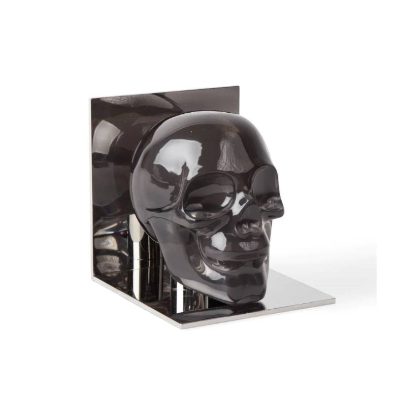 Acrylic Skull Bookends