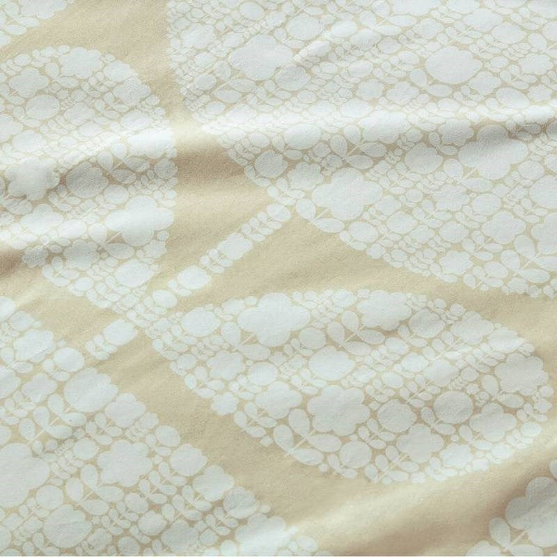 Block Garden Pillowcase Pair 50x75cm in cream