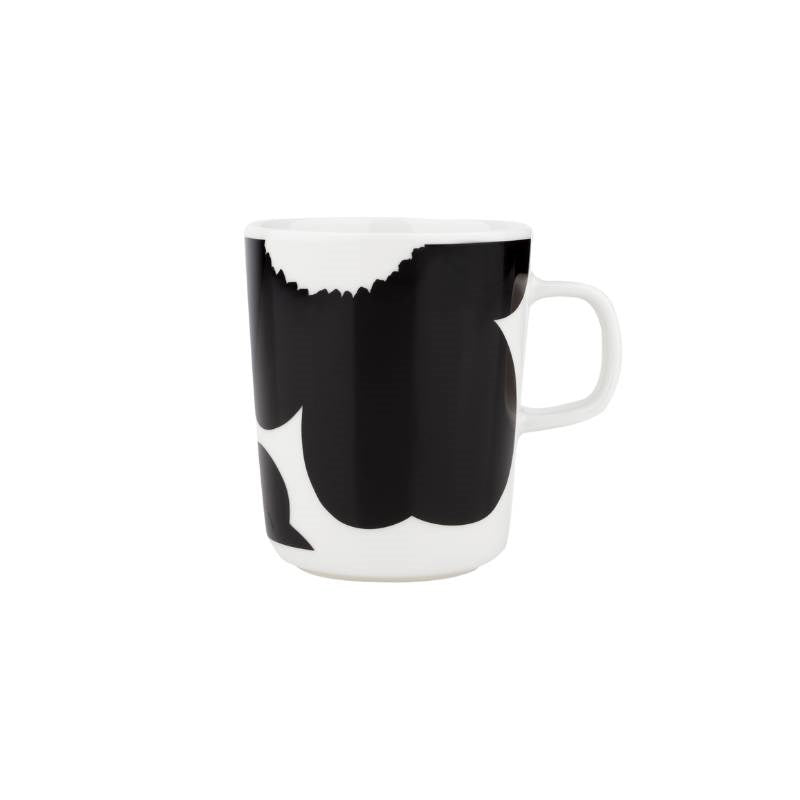 Iso Unikko Mug 250ml in white, black