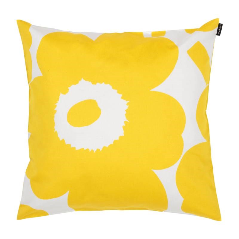 Unikko Cushion Cover 50cm in yellow
