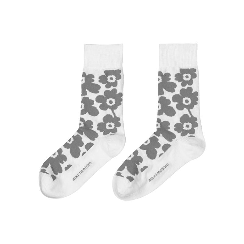 Kirmailla Unikko Socks, grey, white
