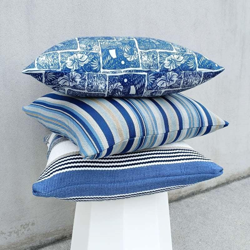 Dexter Outdoor Cushion Cover 50cm in atlantic