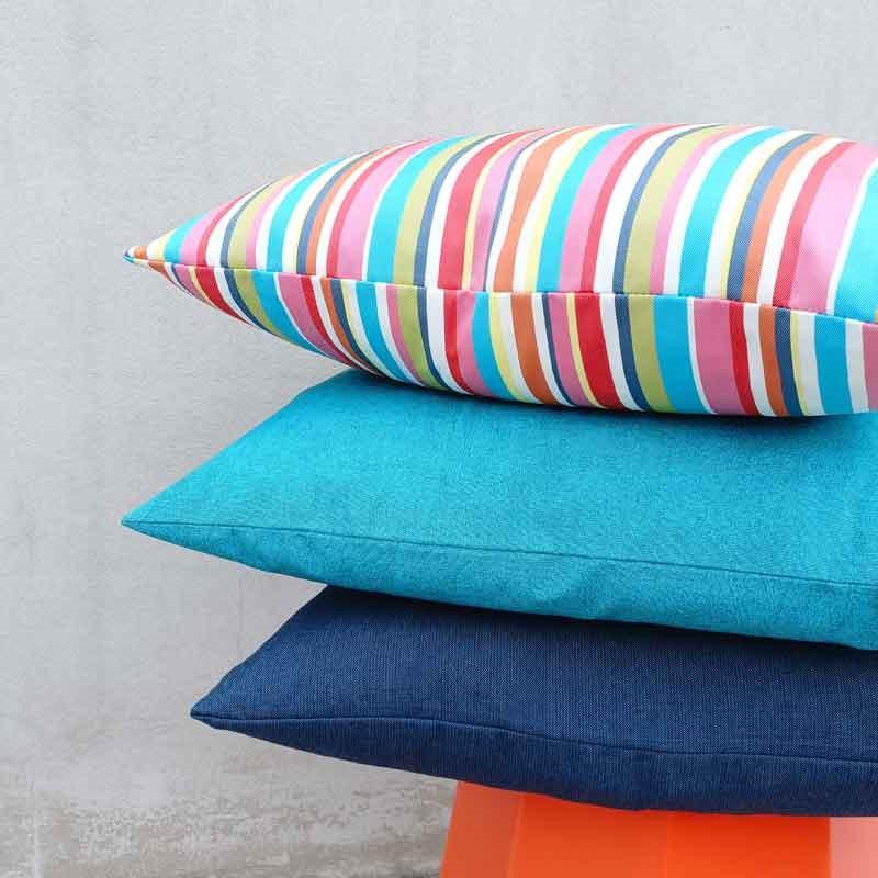 Way Stripe Outdoor Cushion Cover 50cm in pink