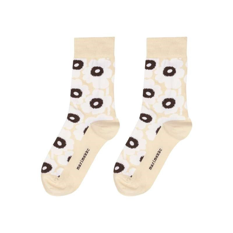 Kirmailla Unikko Socks in white