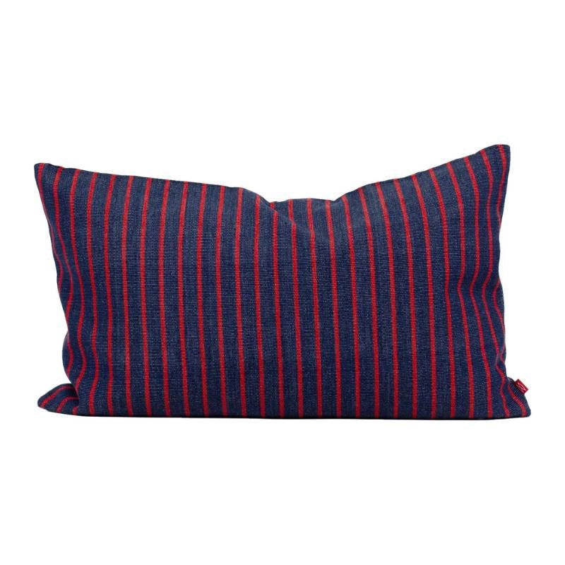 Laura Cushion Cover 50x30cm in blue, red