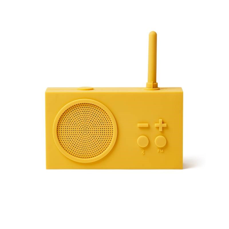 Lexon Tykho 3 Radio/Speaker in yellow