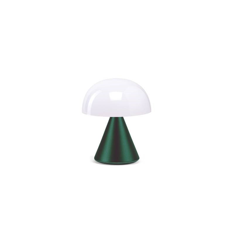 Lexon Mina Mini LED Lamp in dark green