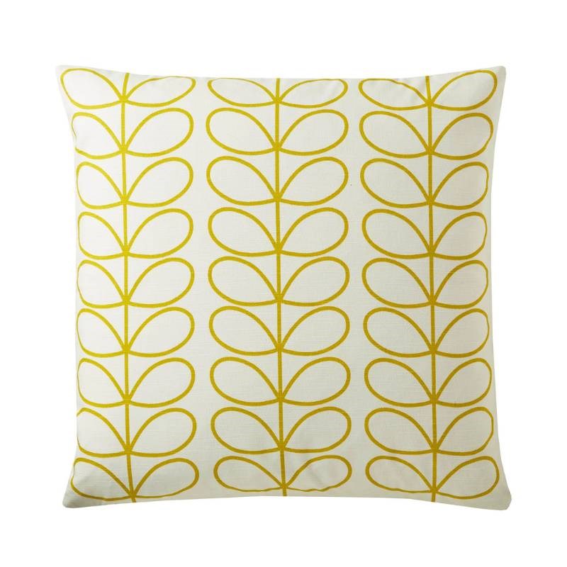 Small Linear Stem Cushion Cover 50cm in sunflower
