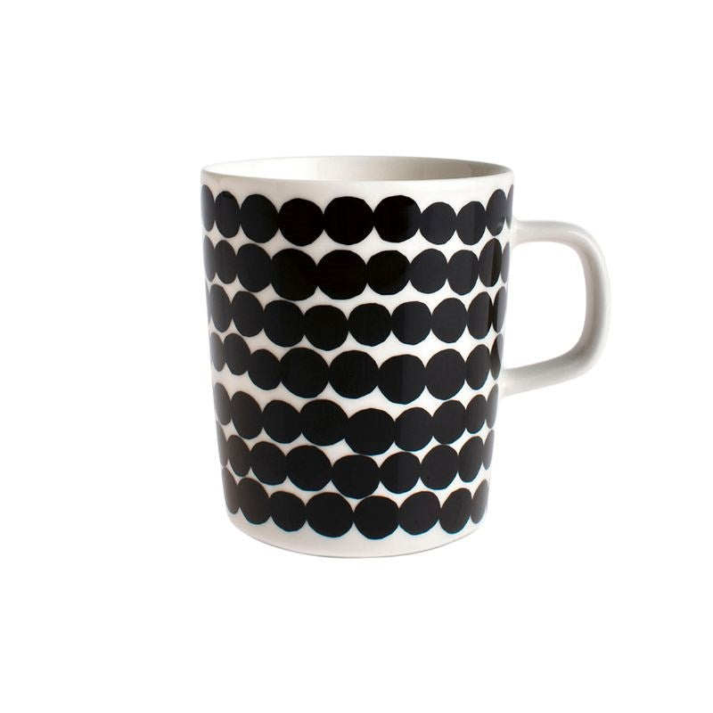 Marimekko Black Spot Mug (Rasymatto) 250ml