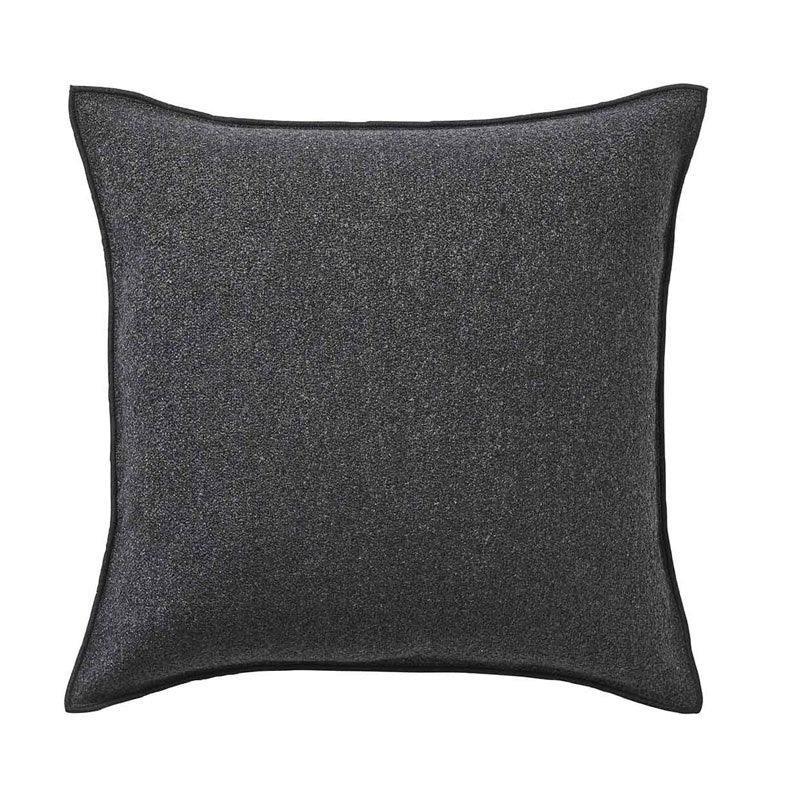 Alberto Cushion Cover 50cm in onyx - Bolt of Cloth - Weave