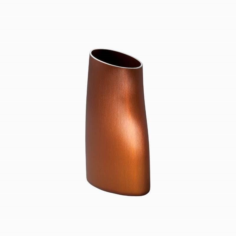 Aluminium Vase Medium in copper - Bolt of Cloth - Fink