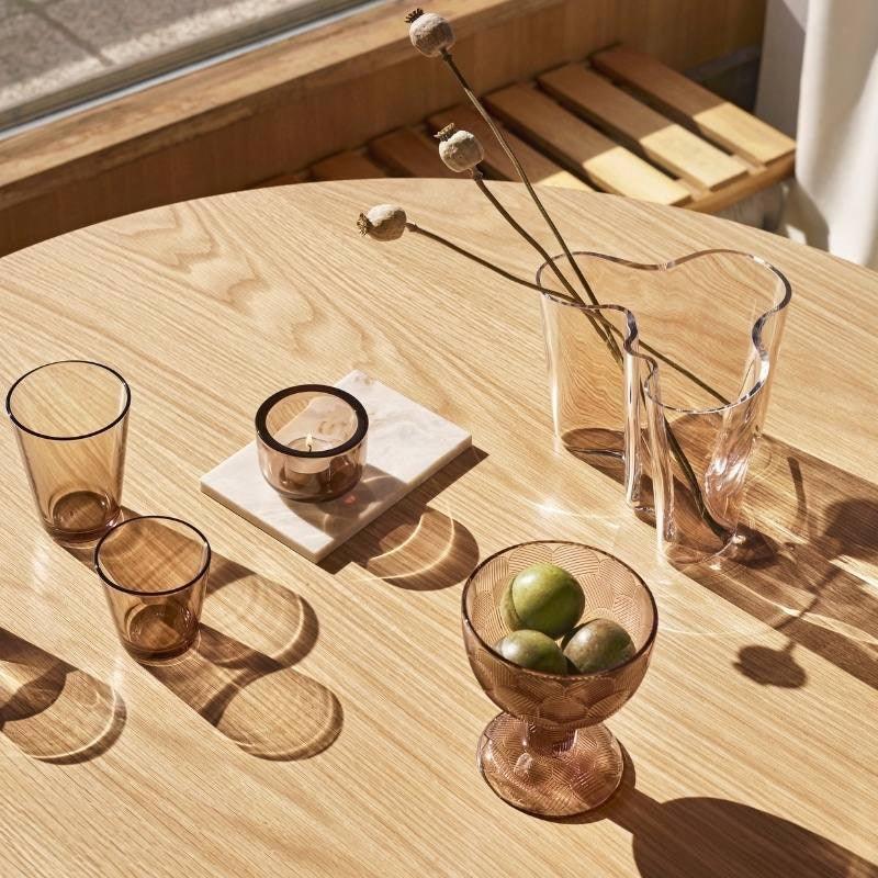 Alvar Aalto Vase 16cm in clear - Bolt of Cloth - iittala