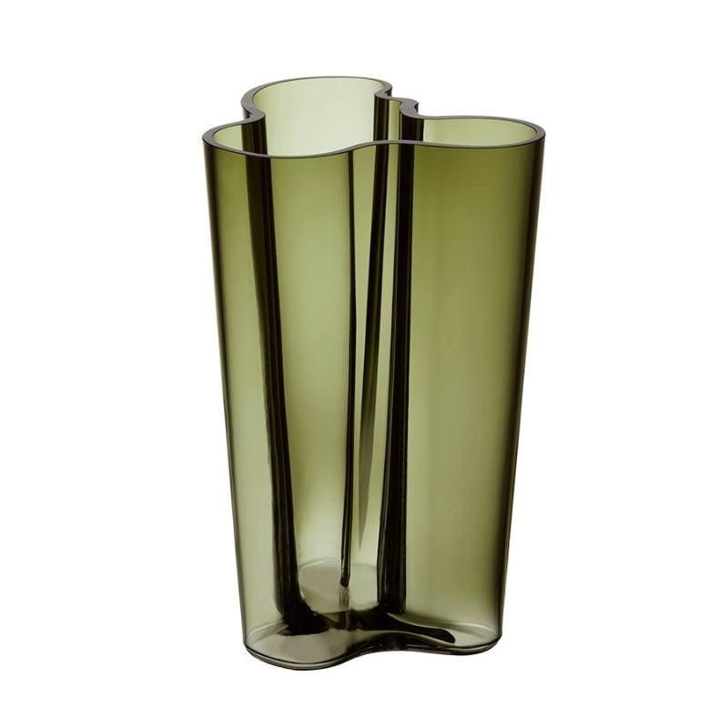 Alvar Aalto Vase 25cm in moss green - Bolt of Cloth - iittala