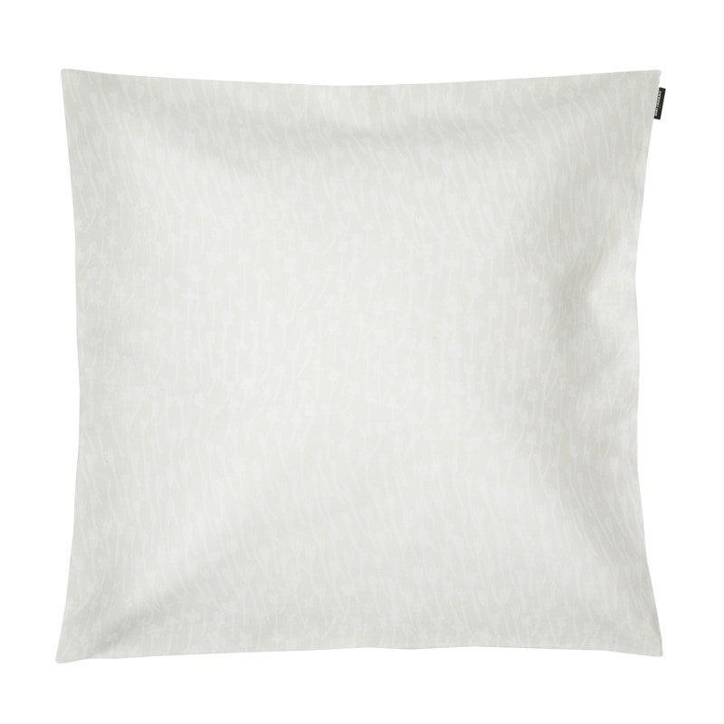 Apilainen Cushion Cover 50cm in beige, white - Bolt of Cloth - Marimekko