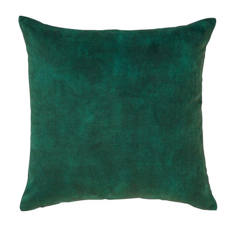 Ava Velvet Cushion Cover 50cm in emerald - Bolt of Cloth - Weave