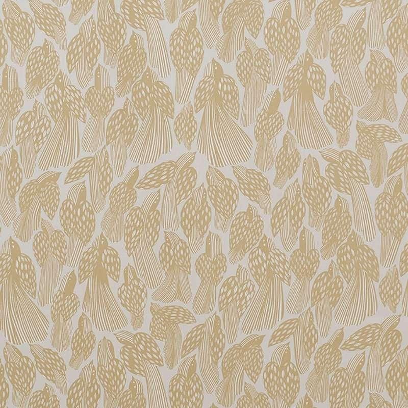 Birds fabric in straw - Bolt of Cloth - Spira
