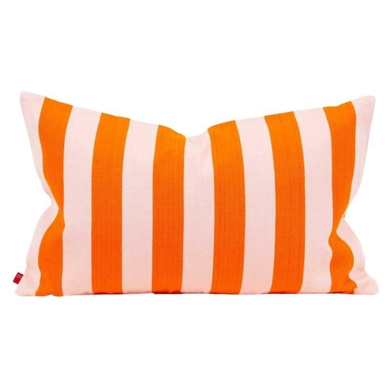 Carla Cushion Cover 50x30cm in orange, pink - Bolt of Cloth - A Art