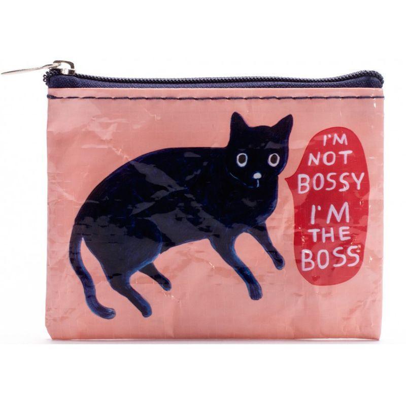 Coin Purse- I'm not Bossy - Bolt of Cloth - Blue Q