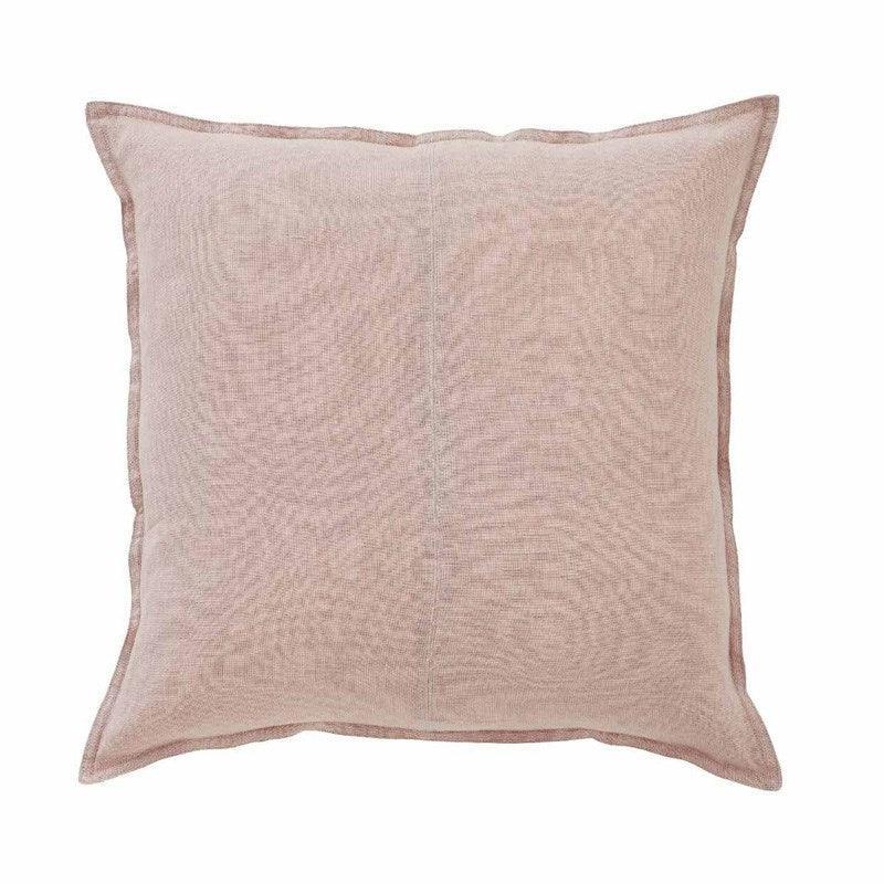 Como Linen Cushion Cover 50cm in blush - Bolt of Cloth - Weave