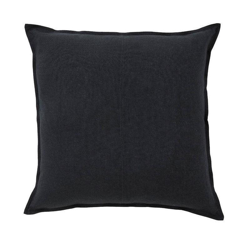 Como Linen Cushion Cover 50cm in shadow - Bolt of Cloth - Weave