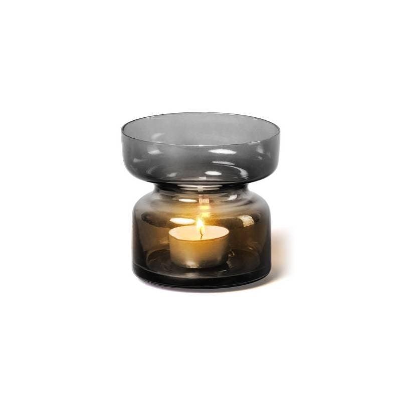 Copenhagen Candle Holder in onyx - Bolt of Cloth - Aery Living