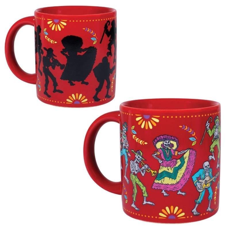 Day Of The Dead Disappearing Mug 350ml - Bolt of Cloth - The Unemployed Pholosophers Guild