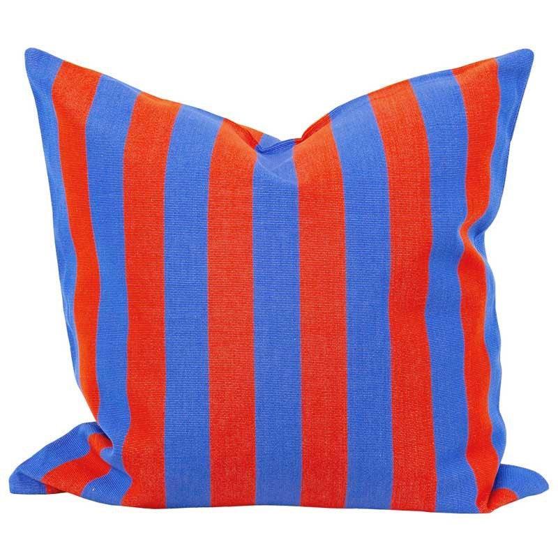 Emanuela Cushion Cover 50cm in blue, red - Bolt of Cloth - Other