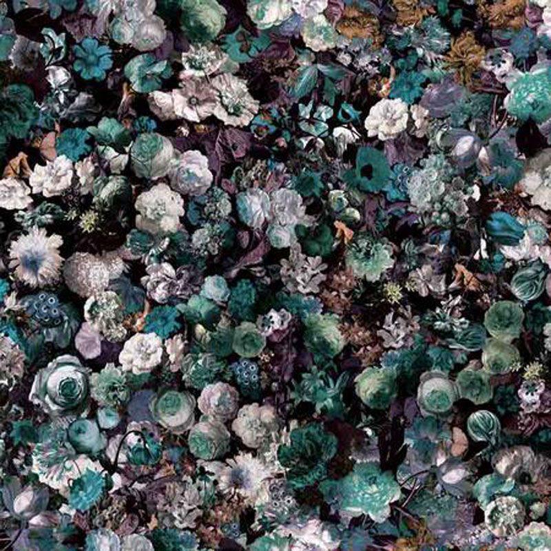 Flowerbomb Velvet in frost - Bolt of Cloth - Warwick