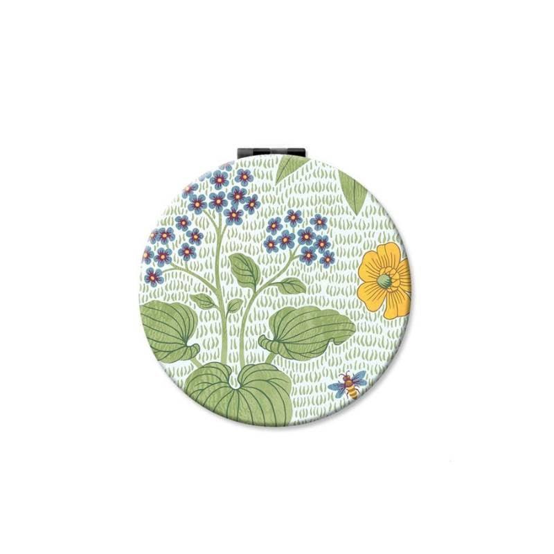 Forget Me Not Cosmetic Mirror - Bolt of Cloth - Wolfkamp & Stone