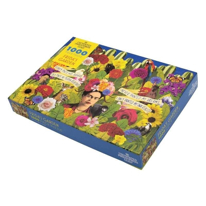 Frida&#39;s Garden 1000 Piece Puzzle - Bolt of Cloth - The Unemployed Pholosophers Guild