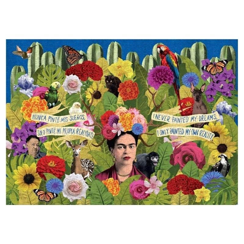 Frida's Garden 1000 Piece Puzzle - Bolt of Cloth - The Unemployed Pholosophers Guild