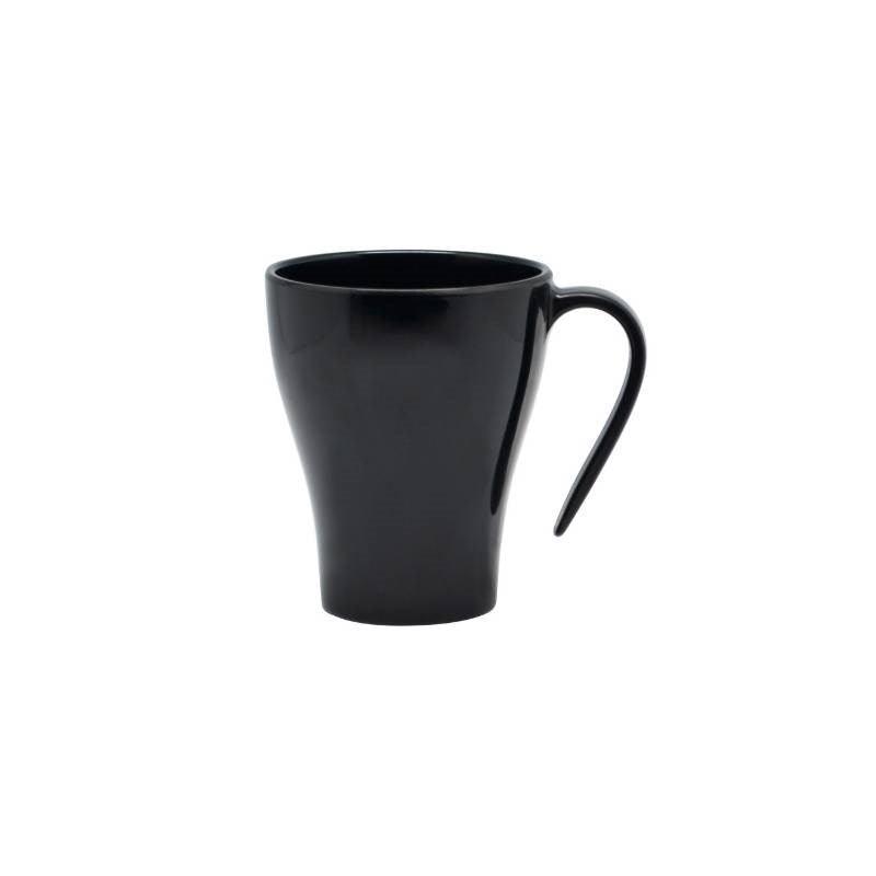 Gelato Stacking 330ml Mug in black - Bolt of Cloth - JAB