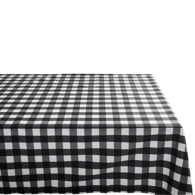Gingham Tablecloth in black - Bolt of Cloth - Basil Bangs