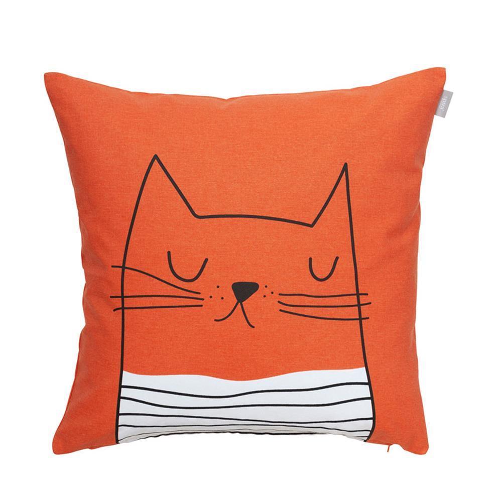 Gustav Cat face Cushion Cover 47cm - Bolt of Cloth - Spira
