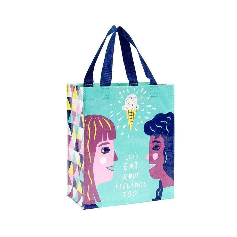 Handy Tote - Eat Your Feelings - Bolt of Cloth - Blue Q