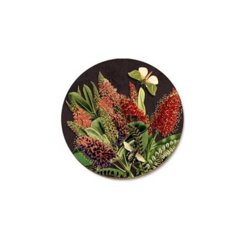 Hebe and Moth Coaster - Bolt of Cloth - Wolfkamp & Stone