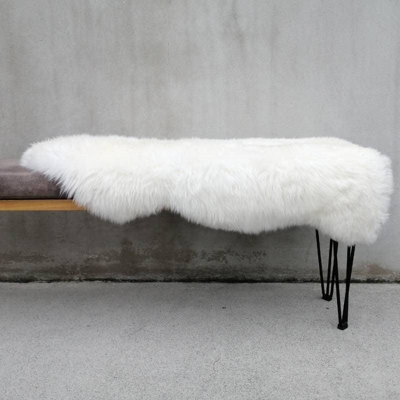 Ivory Sheepskin Rug - Bolt of Cloth - NZ Design