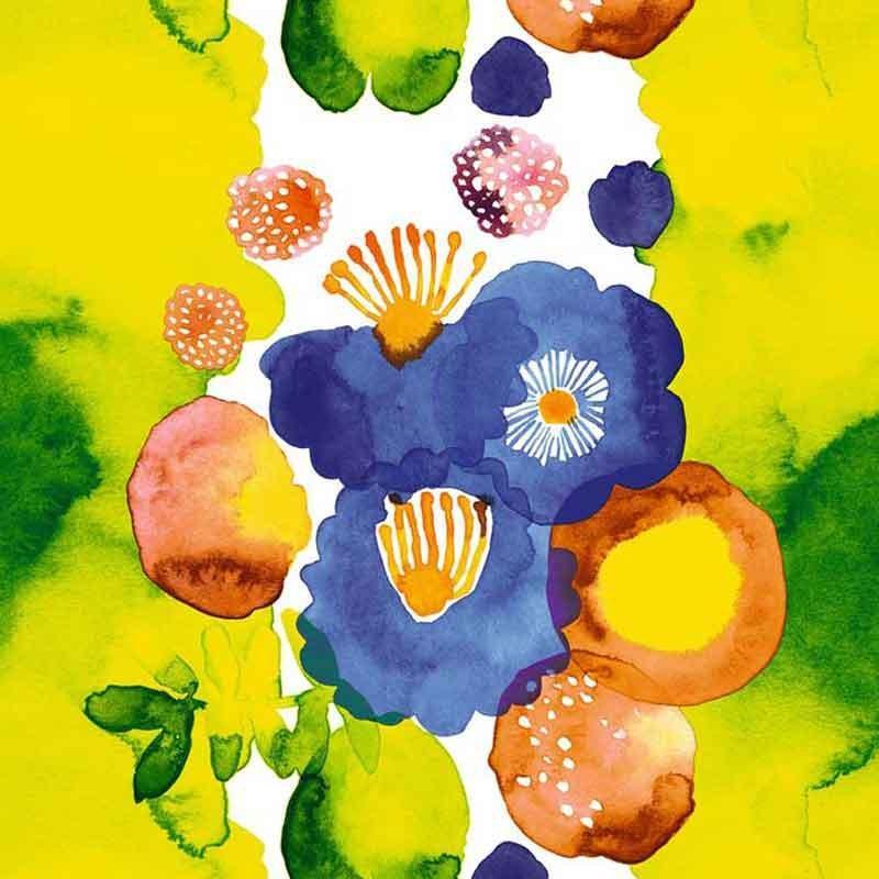 Juhannustaika Fabric - Bolt of Cloth - Marimekko