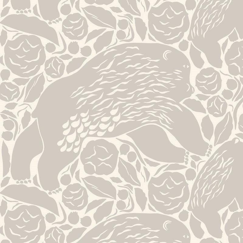 Karhuemo Cotton Panama Fabric in echru, beige - Bolt of Cloth - Marimekko