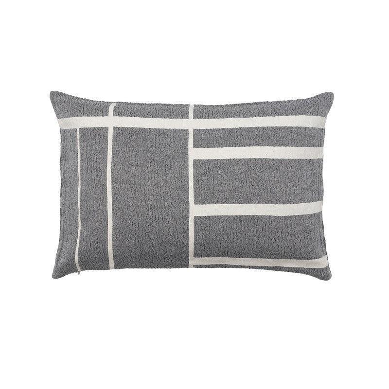 KDAM Architecture Cushion Cover 60x40cm in grey, cream - Bolt of Cloth - Other