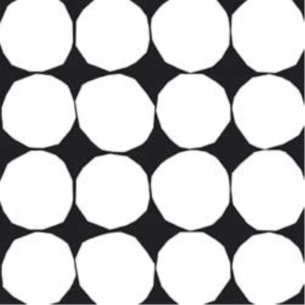 Kivet Fabric in black, white - Bolt of Cloth - Marimekko