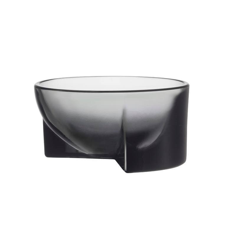 Kuru Glass Bowl 13cm in grey - Bolt of Cloth - iittala