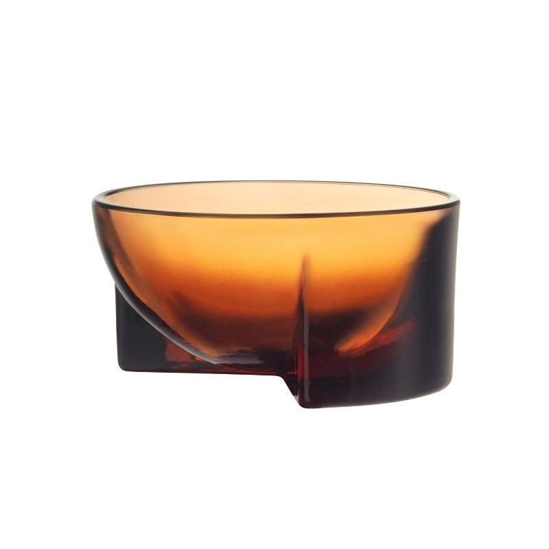 Kuru Glass Bowl 13cm in seville orange - Bolt of Cloth - iittala