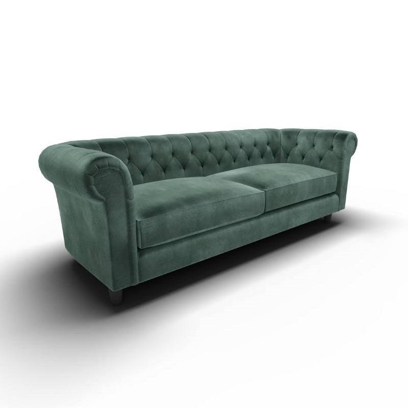 Lovely Velvet in aqua - Bolt of Cloth - Warwick