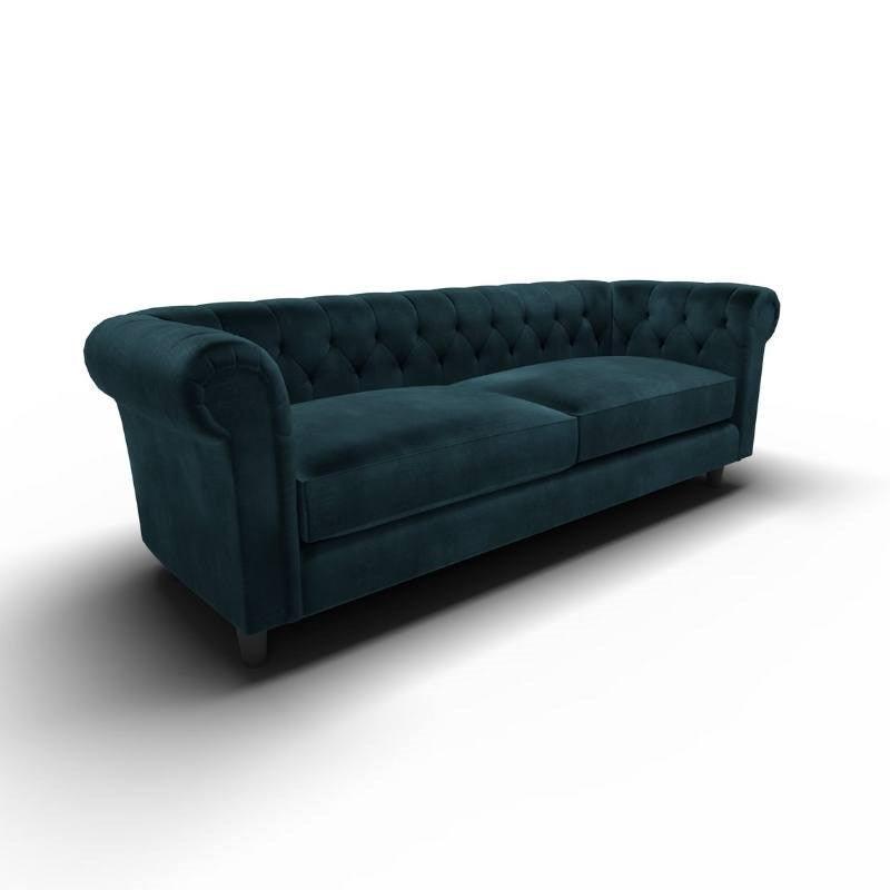 Lovely Velvet in atlantic - Bolt of Cloth - Warwick