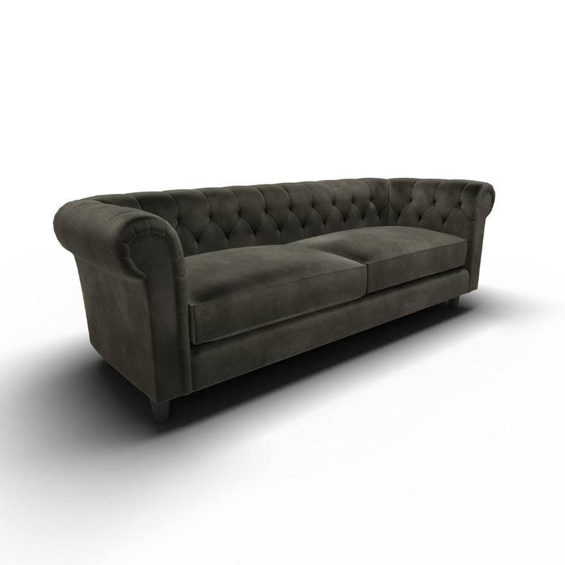 Lovely Velvet in flint - Bolt of Cloth - Warwick