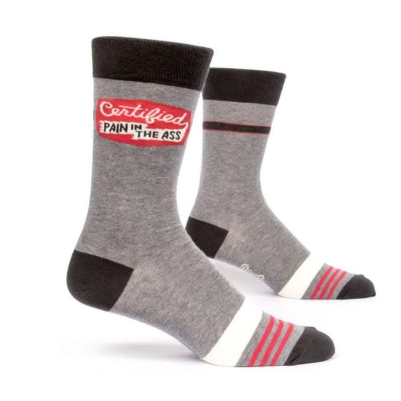 Men's Socks - Certified Pain - Bolt of Cloth